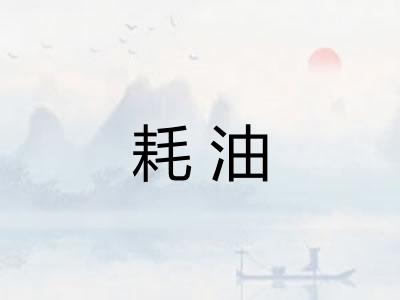 耗油