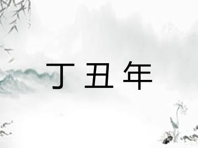 丁丑年